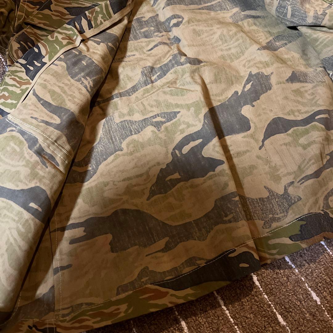 60年代　ベトナム戦　タイガーストライプ　タイガーカモ　改造ジャンルファティーグ