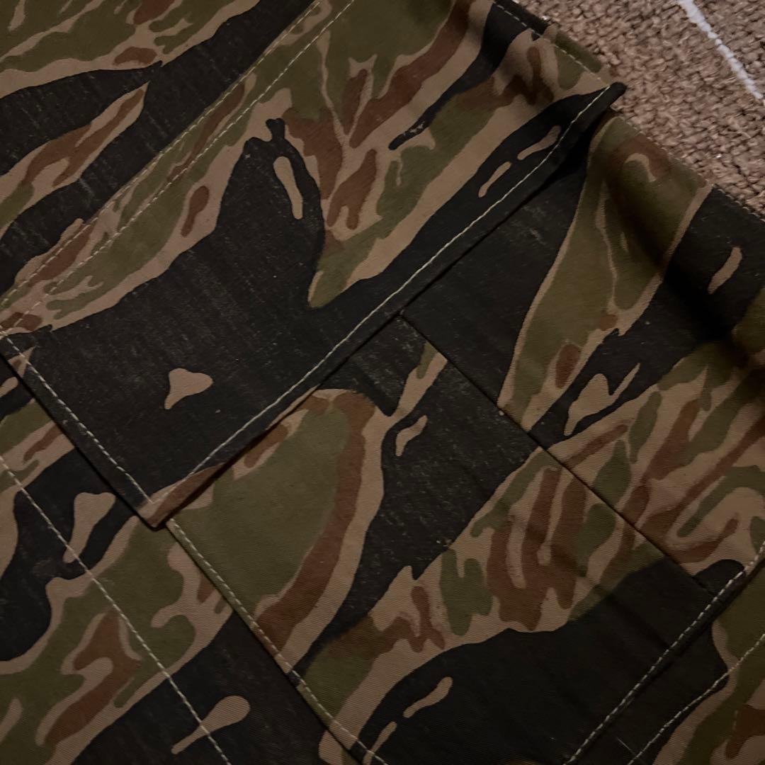 60年代　ベトナム戦　タイガーストライプ　タイガーカモ　改造ジャンルファティーグ