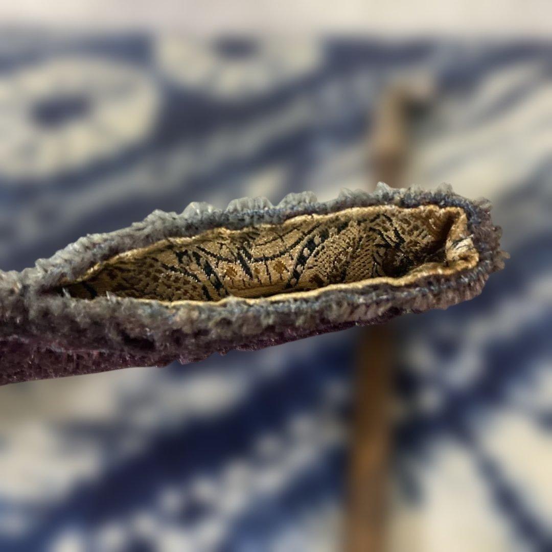 金工師　芳老　煙管　キセル　金口　　在銘　純銀　斑竹