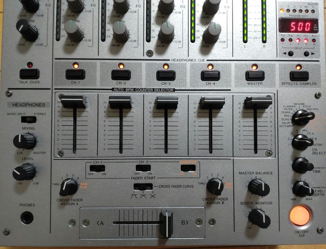 Pioneer DJM-600 動作確認済み　メンテ品　送料込み　DJミキサー