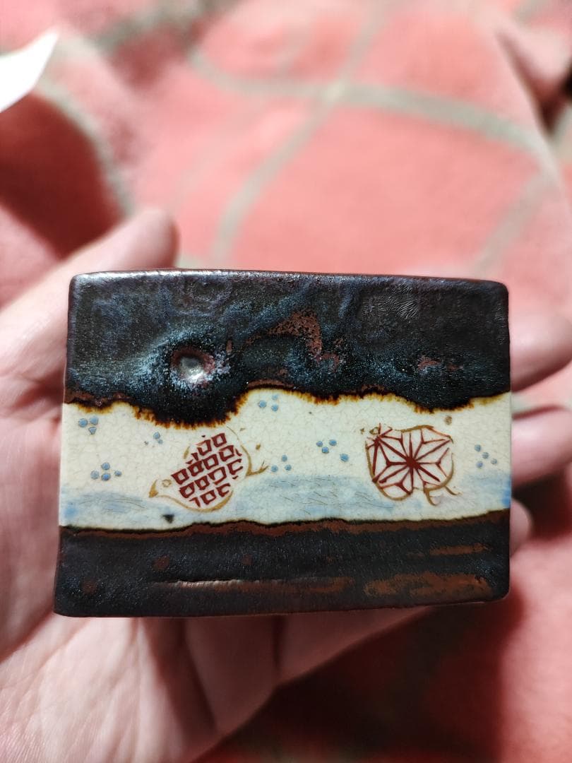 仁清の紙書いた小さいな香炉