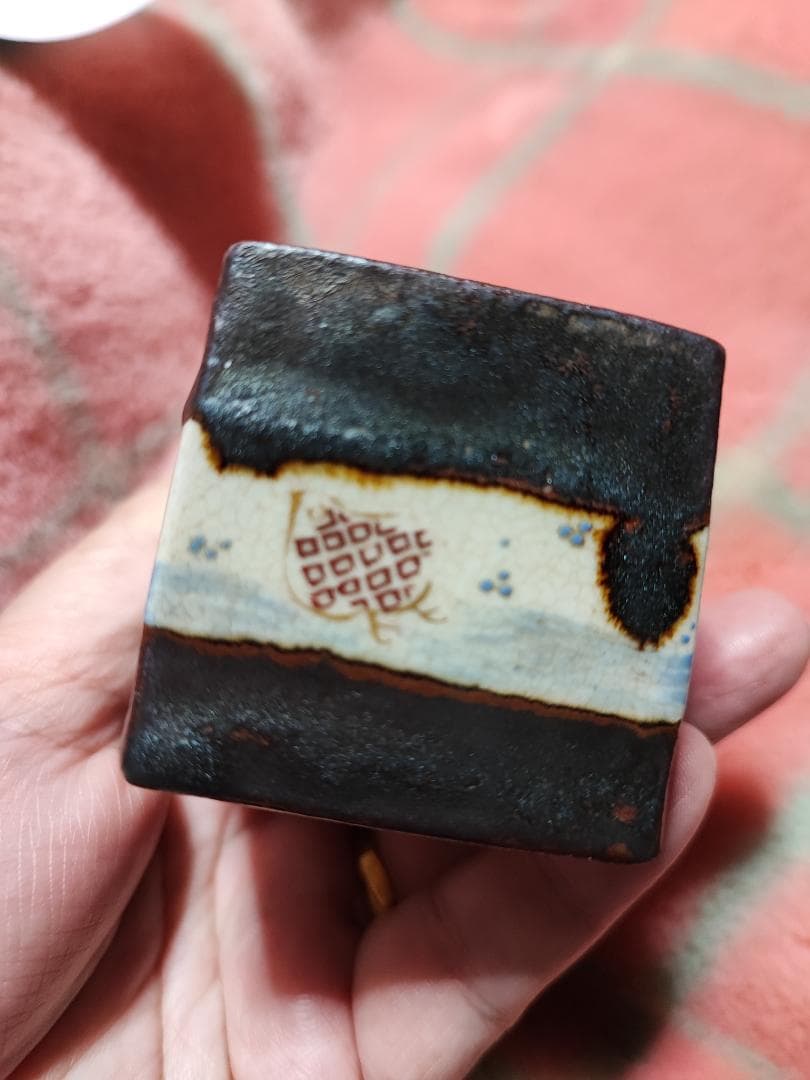 仁清の紙書いた小さいな香炉