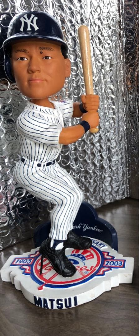 【美品！！もう入手不可品！精巧な作り】松井秀喜　ボブルヘッド