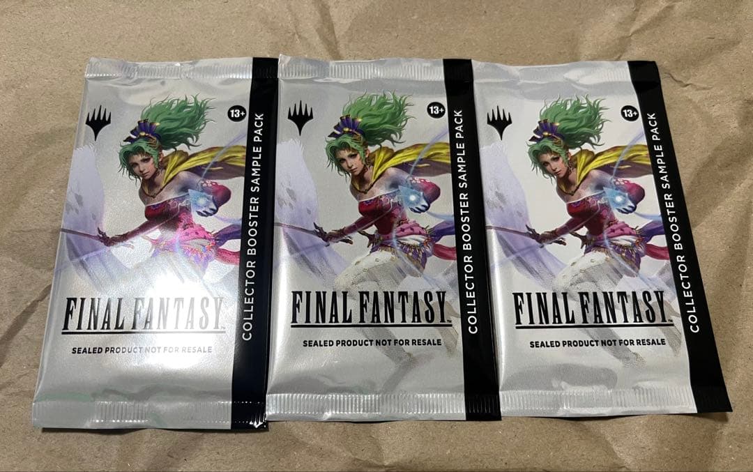コレクターブースター サンプルパック 英語版 3パック ファイナルファンタジー