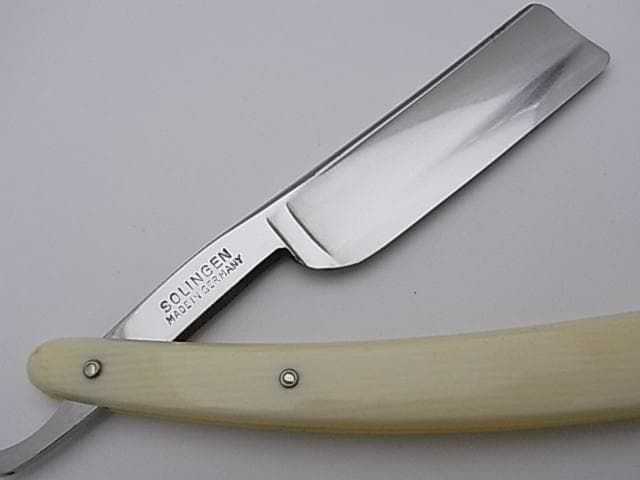 未使用 西洋剃刀 GEVOSO RAZOR 132 カミソリ かみそり レザー