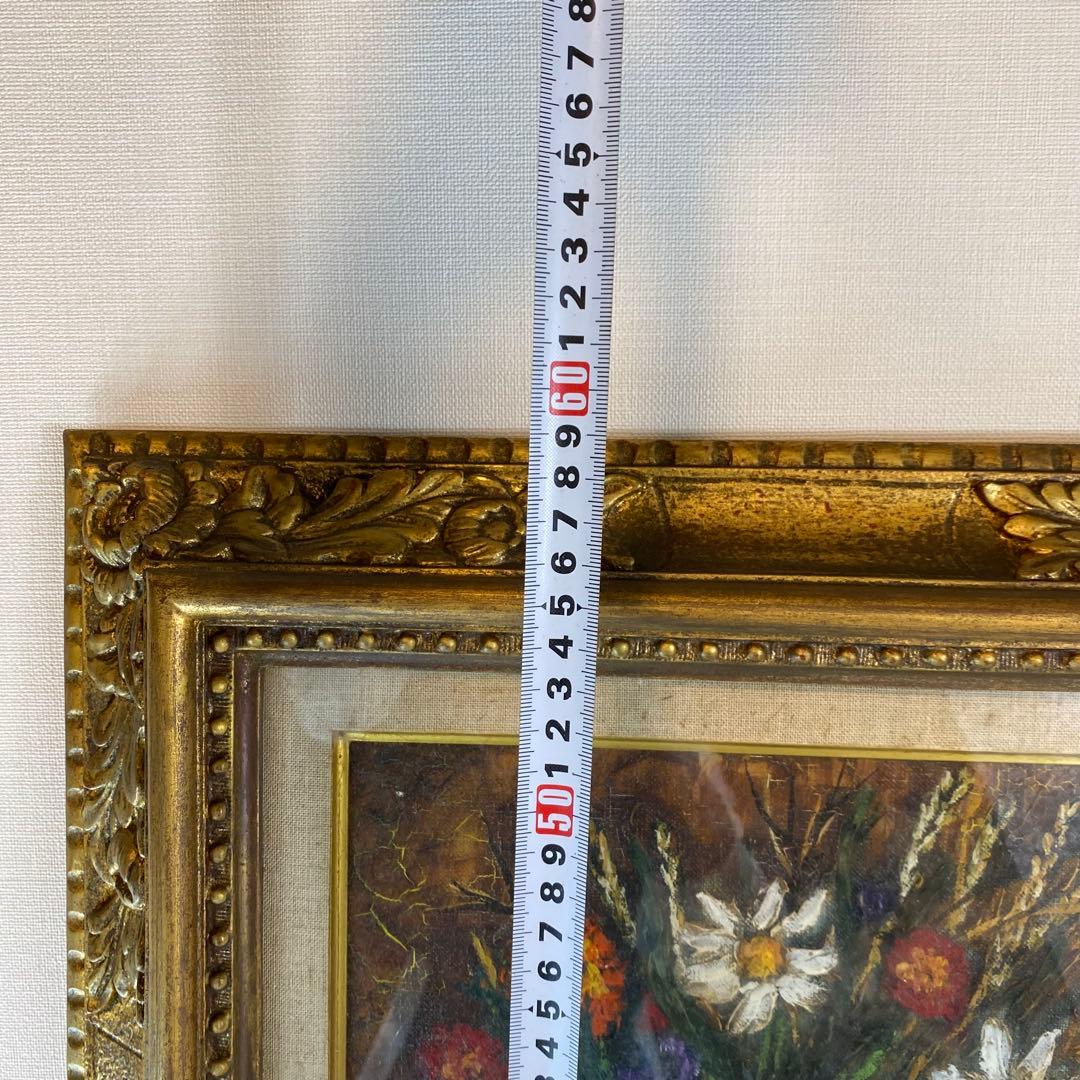 オールフランス画壇新人展　バクリオーヌ作　静物　額は米澤玩具株式会社からのもの