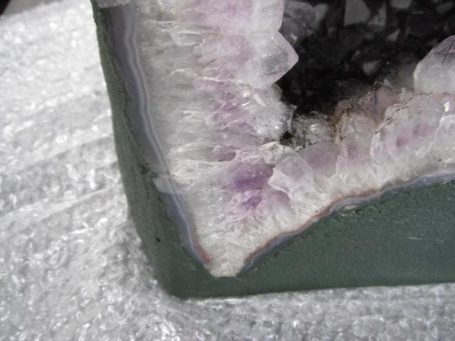 アメジストドーム 天然石 パワーストーン 紫水晶 置物 約27㎏