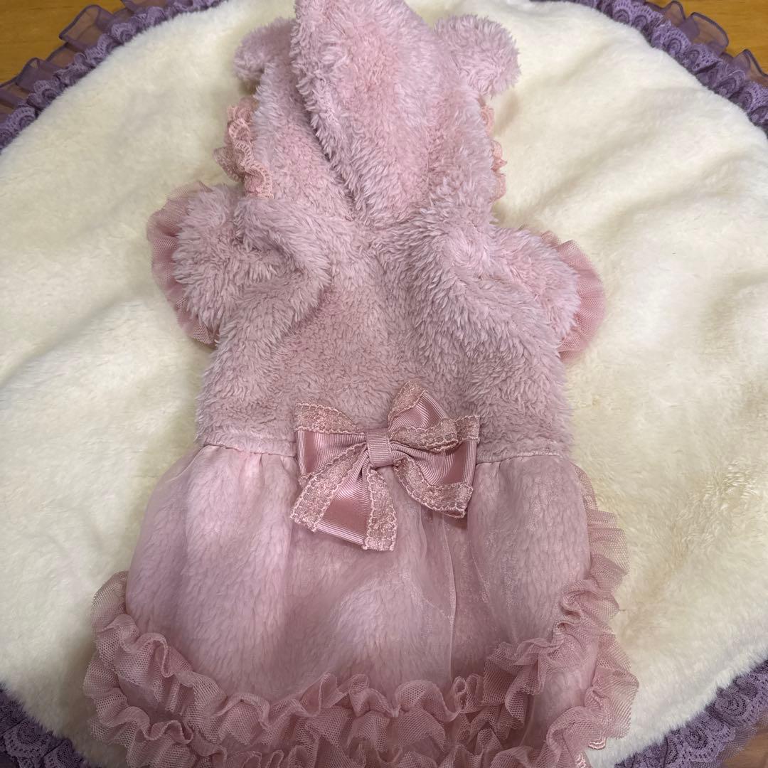 りんちゃん　くま耳ボアフリルワンピース2点セット