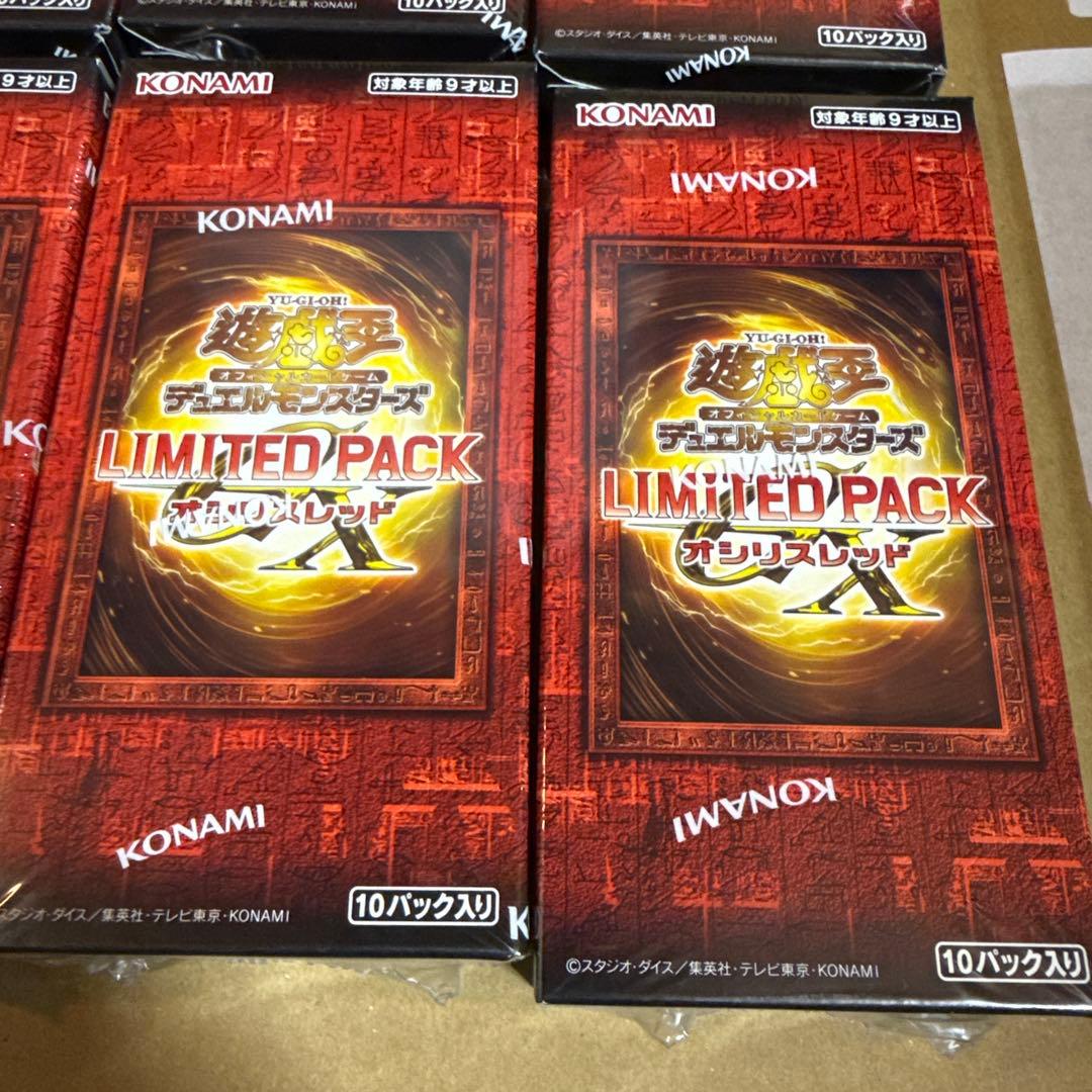 KONAMI 遊戯王 LIMITED PACK オシリスレッド　10box