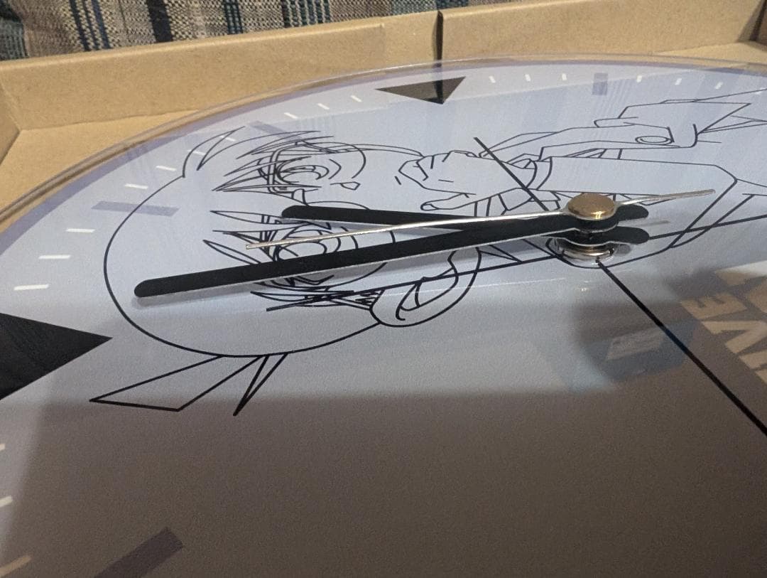 名探偵コナン アクリル時計　クロック 麻酔銃型デザイン 江戸川コナン　フィギュア