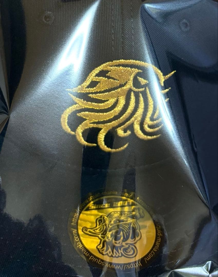 スクイッドマニア　 New ロゴメッシュキャップ　ブラック　新品
