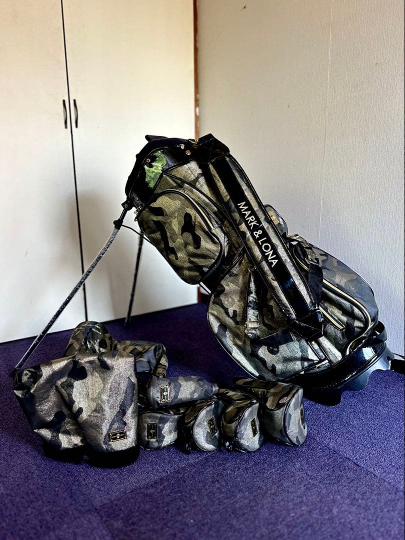 ★マーク&ロナ★超希少★メタリックカモ★キャディバッグ★オマケ多数★フルセット