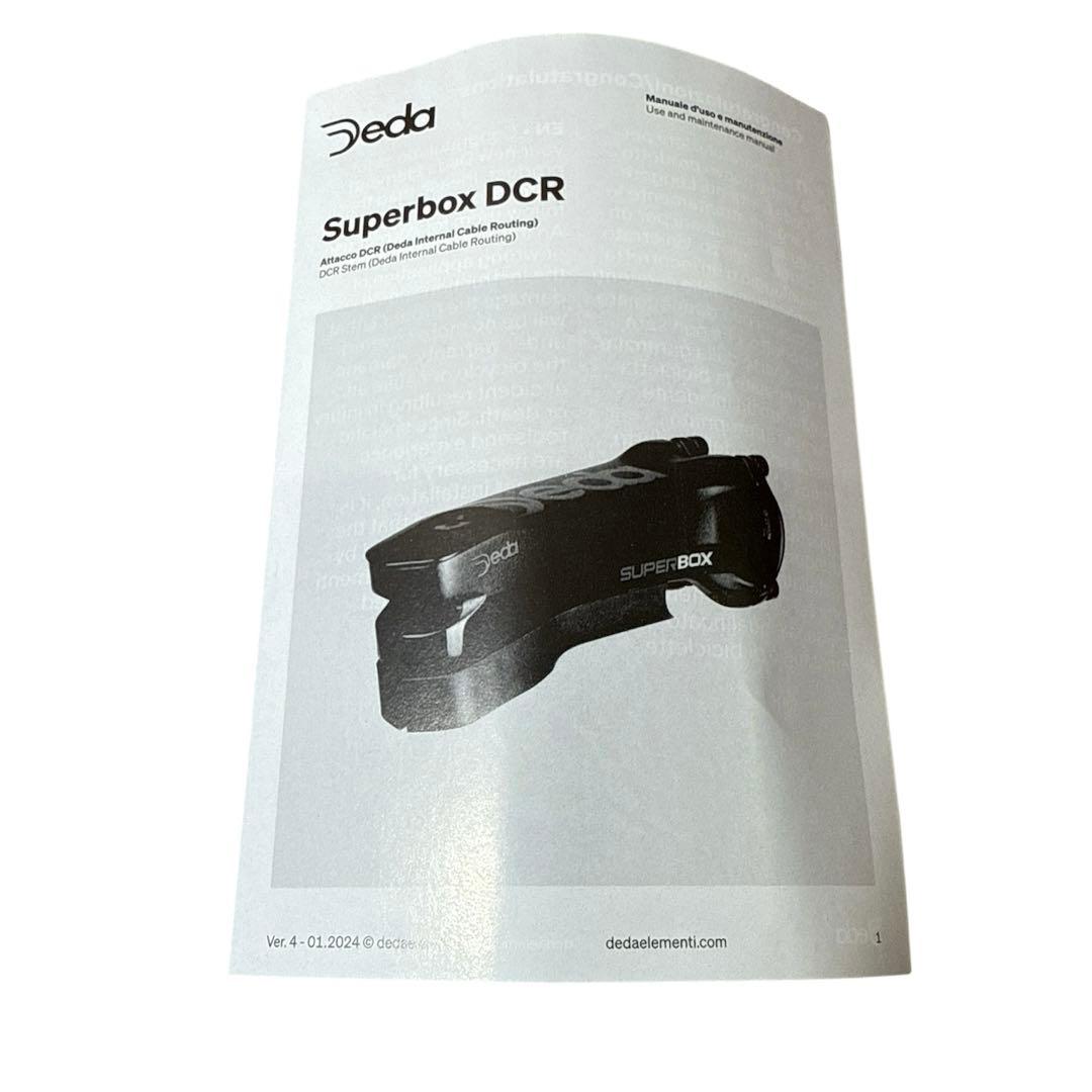 DEDA デダ ステムのみ スーパーボックス DCR 黒 31.7/110mm