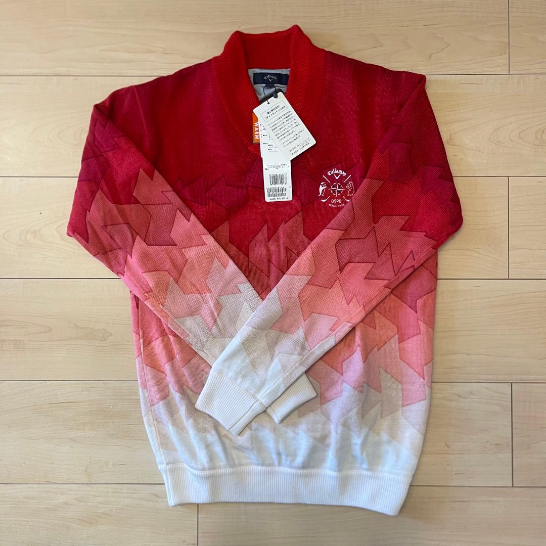 キャロウェイ　防寒　セーター　生地　風除け