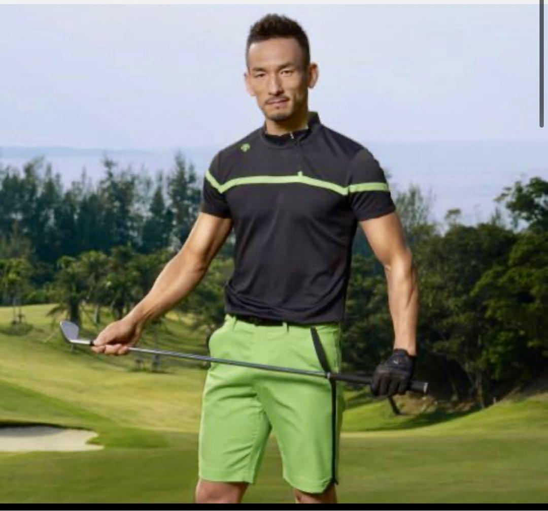 中田英寿愛用　デサントゴルフ　セットアップ　夏用　ウエア　descents