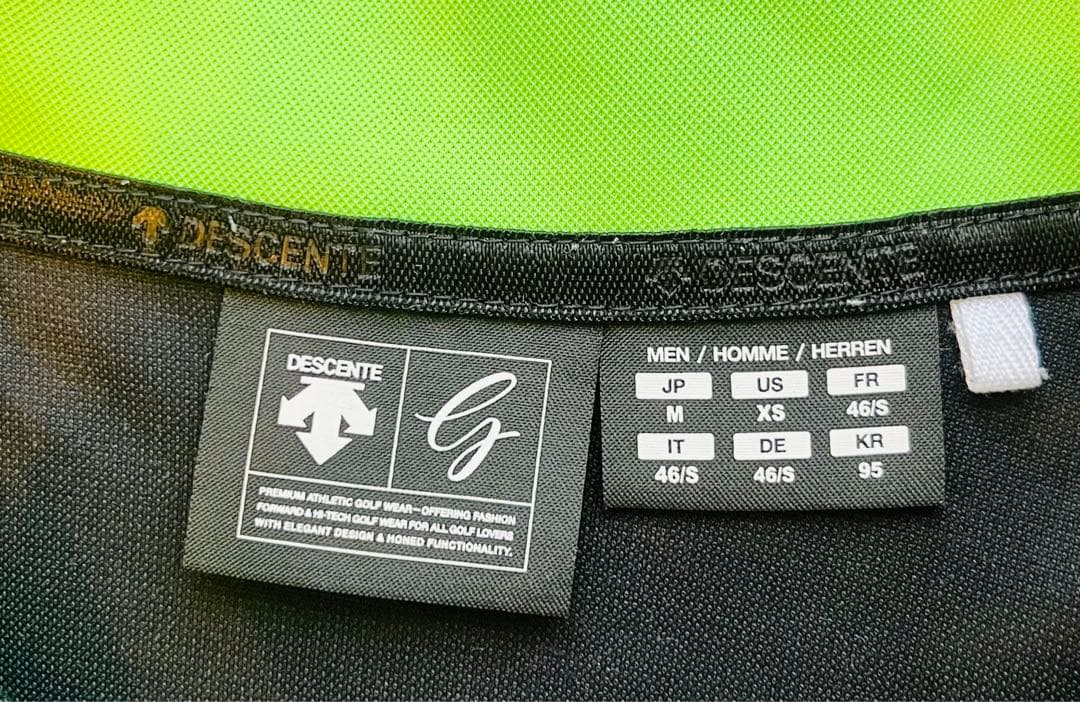 中田英寿愛用　デサントゴルフ　セットアップ　夏用　ウエア　descents