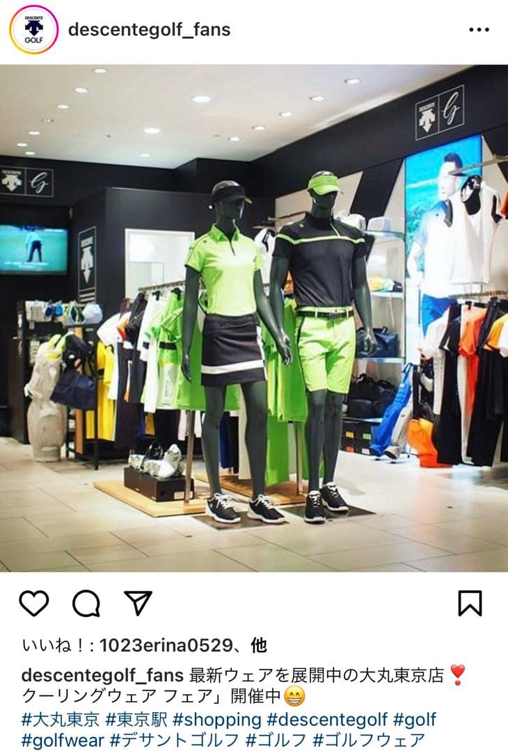 中田英寿愛用　デサントゴルフ　セットアップ　夏用　ウエア　descents