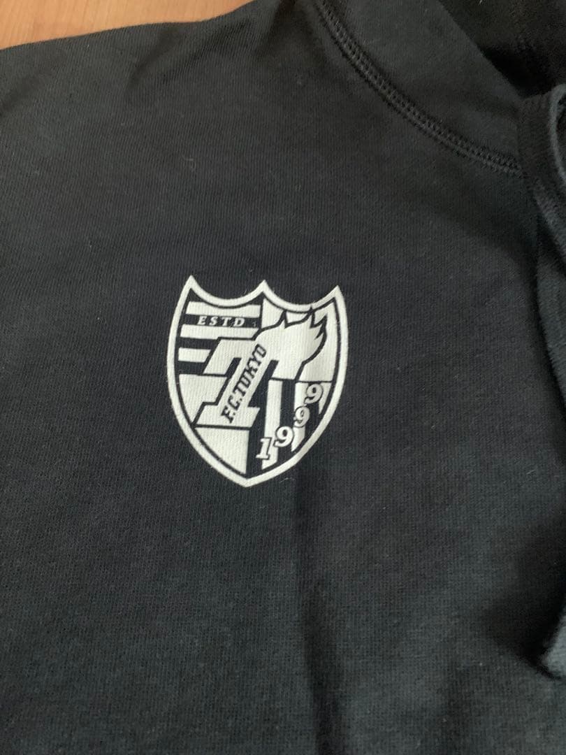 未使用　fc東京 エンブレム　ロゴ　スウェット　フーディー