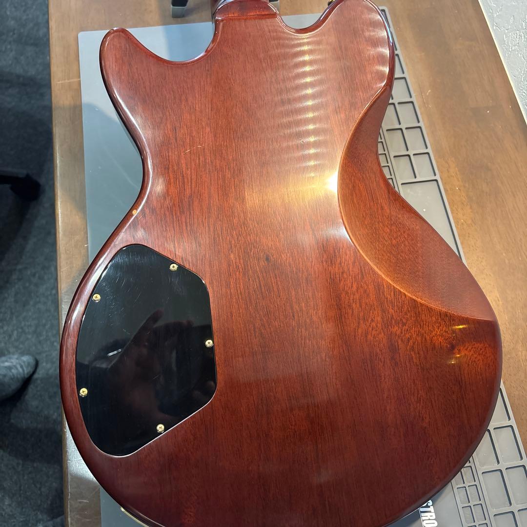 Sugi ギターSH605 5AQM ハカランダ レスポール貴重なモデル 中古