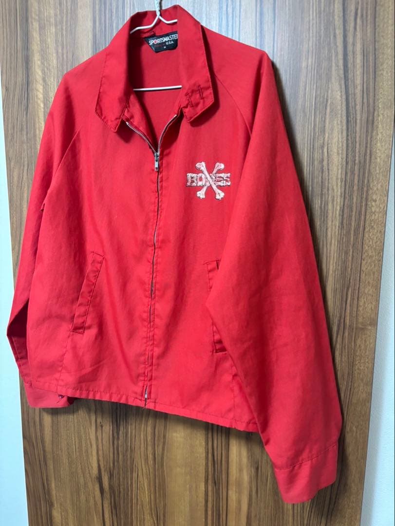 パウエル 80 ヴィンテージ クロスボンズ　スイングトップ 赤 本物