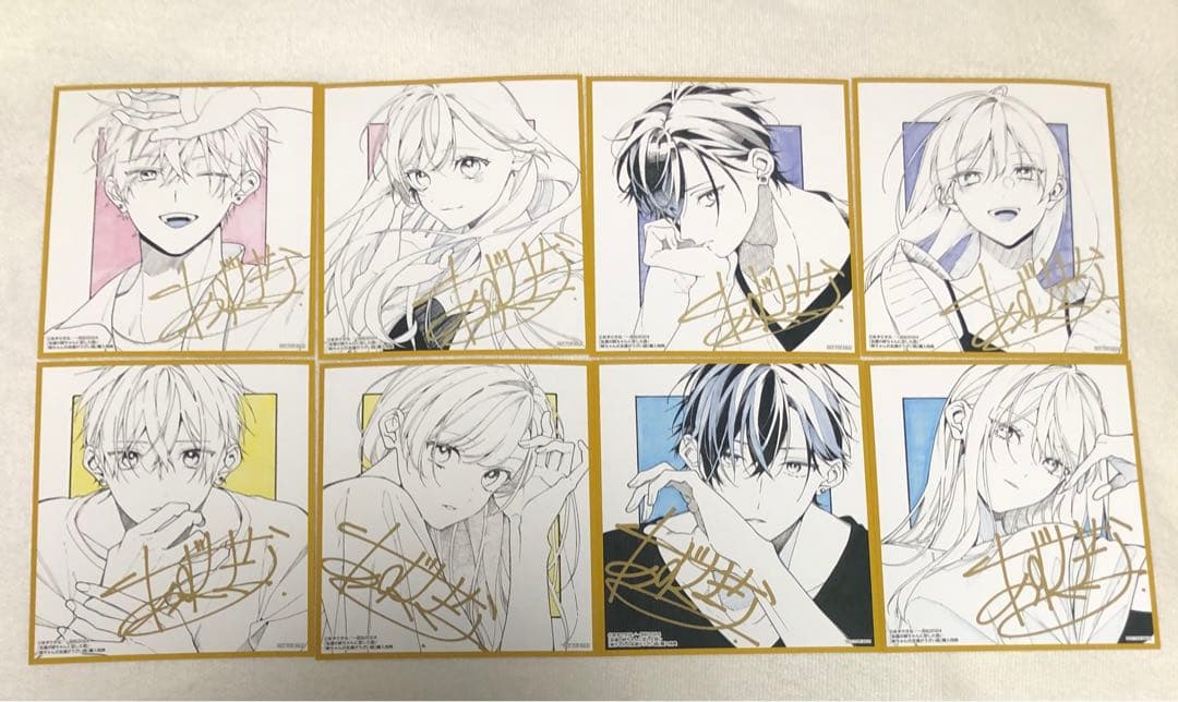 【匿名配送】友達の姉ちゃんに恋した話　姉ちゃんの友達がうざい話　特典　色紙