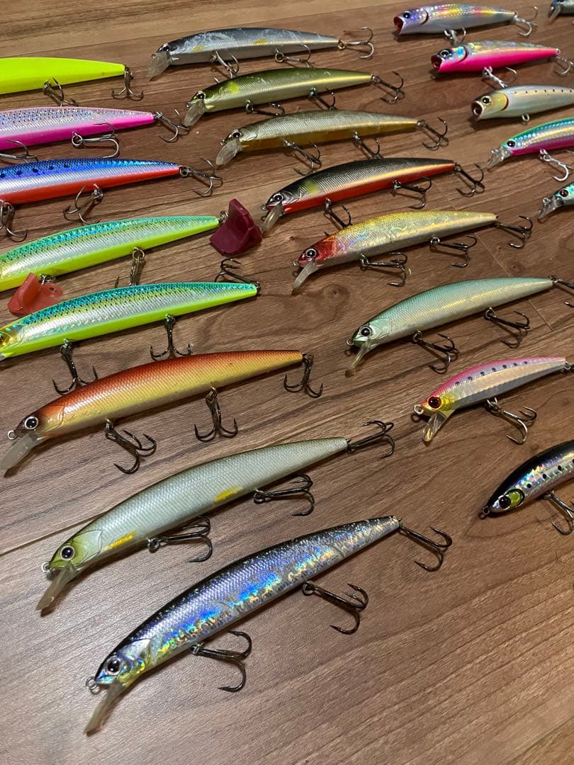 シーバスルアーまとめ売りルドラ130.ショアラインシャイナー.ウェイキーブー 他