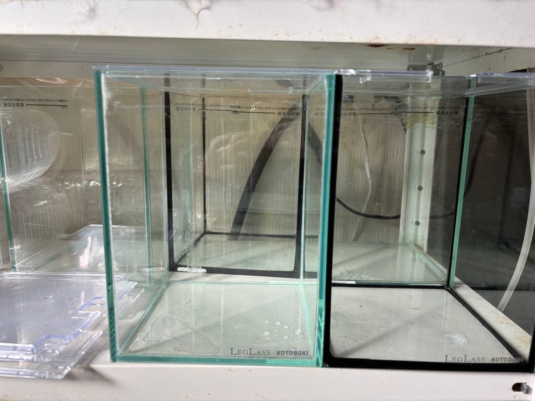 KOTOBUKI LEGLASS 150ハイ　水槽GEXヒーター5セット