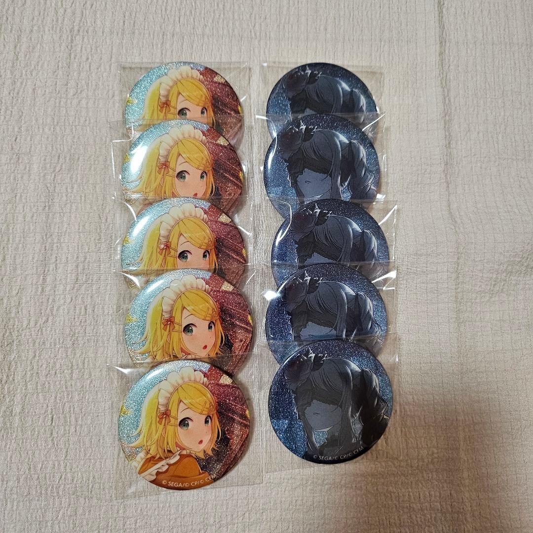 プロセカ グリ缶 グリッター缶バッジ 48C 暁山瑞希 鏡音リン