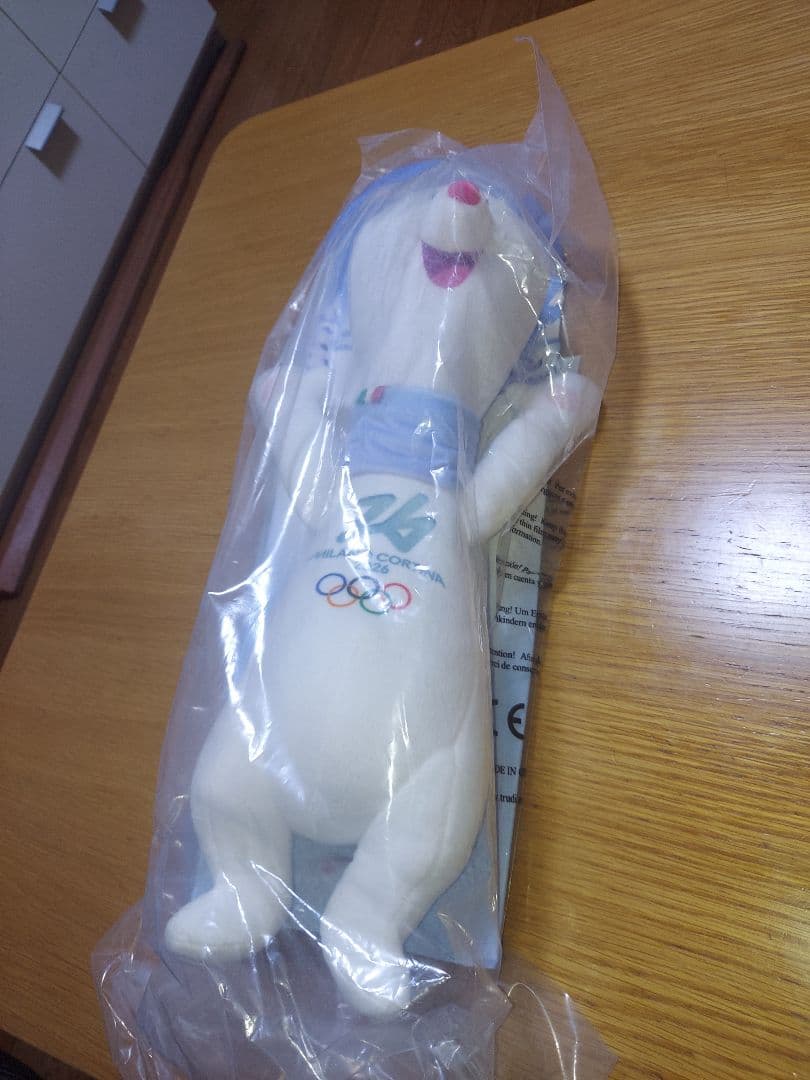 ミラノコルティナオリンピックマスコット 約35cm貴重