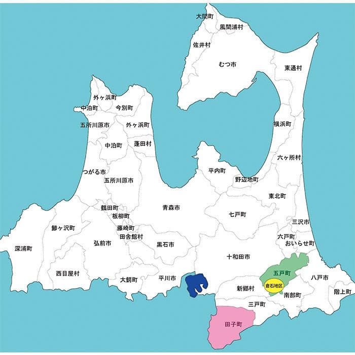 青森県倉石産 福地ホワイト六片種 Mサイズ10キロ 送料無料