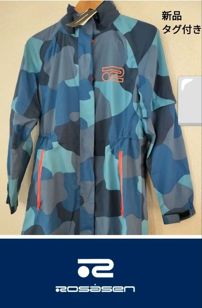 ロサーセン レインウェア Mサイズ ワンピース ゴルフ 新品タグ付 レディース