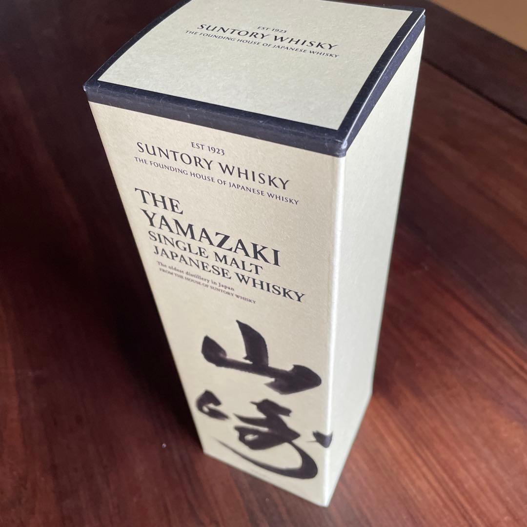 『新品』サントリー 山崎 シングルモルト ウイスキー 43度 700ml箱付き！