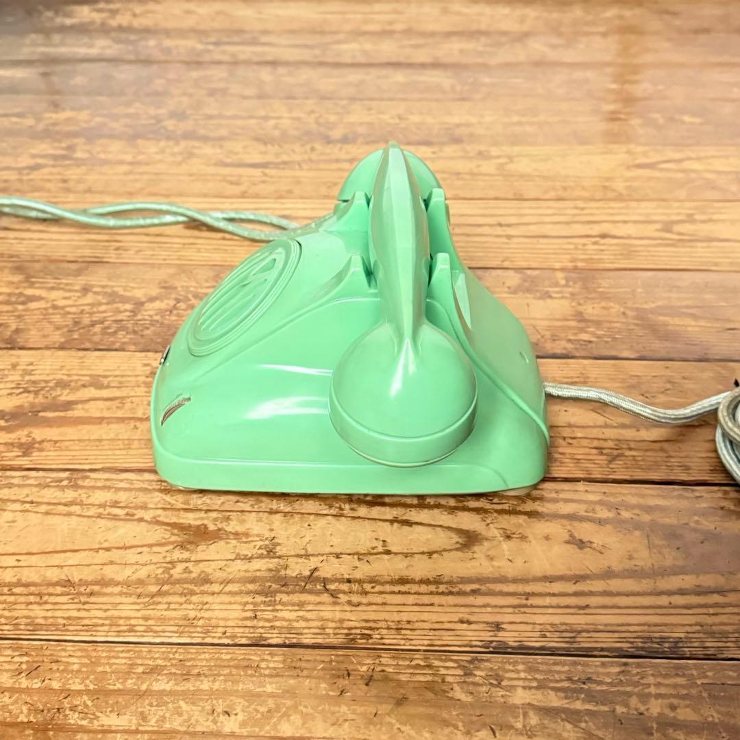 昭和 電話 黒電話 4号 レトロ 内線 電電公社 わかくさ ビンテージ 放送