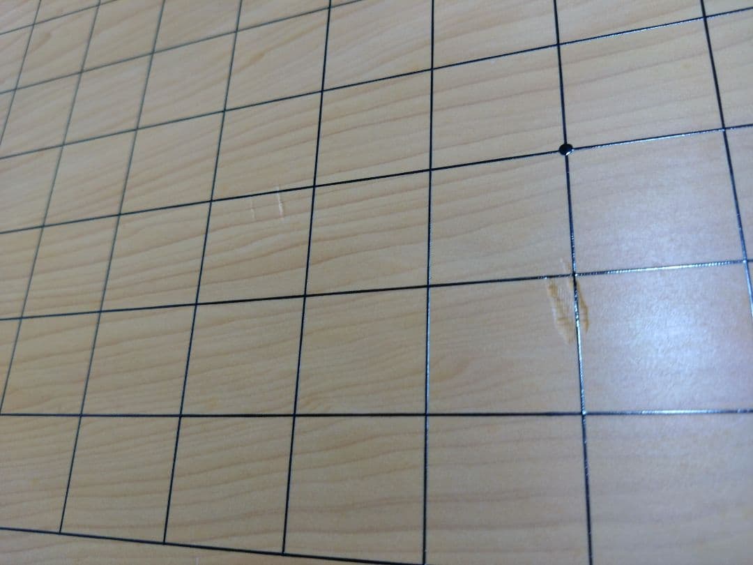 値下げ【囲碁】国産本榧　囲碁盤6.2寸　板目　足つき