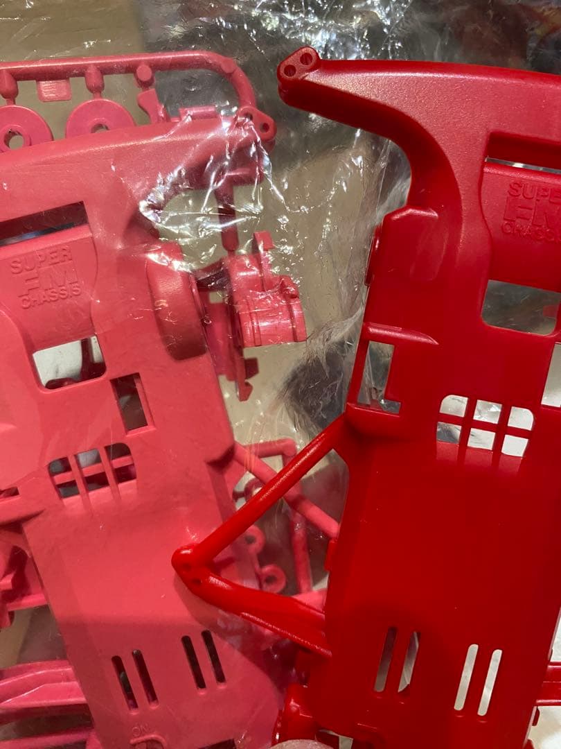 【レア】ミニ四駆 スーパーFMシャーシ ピンク PINK