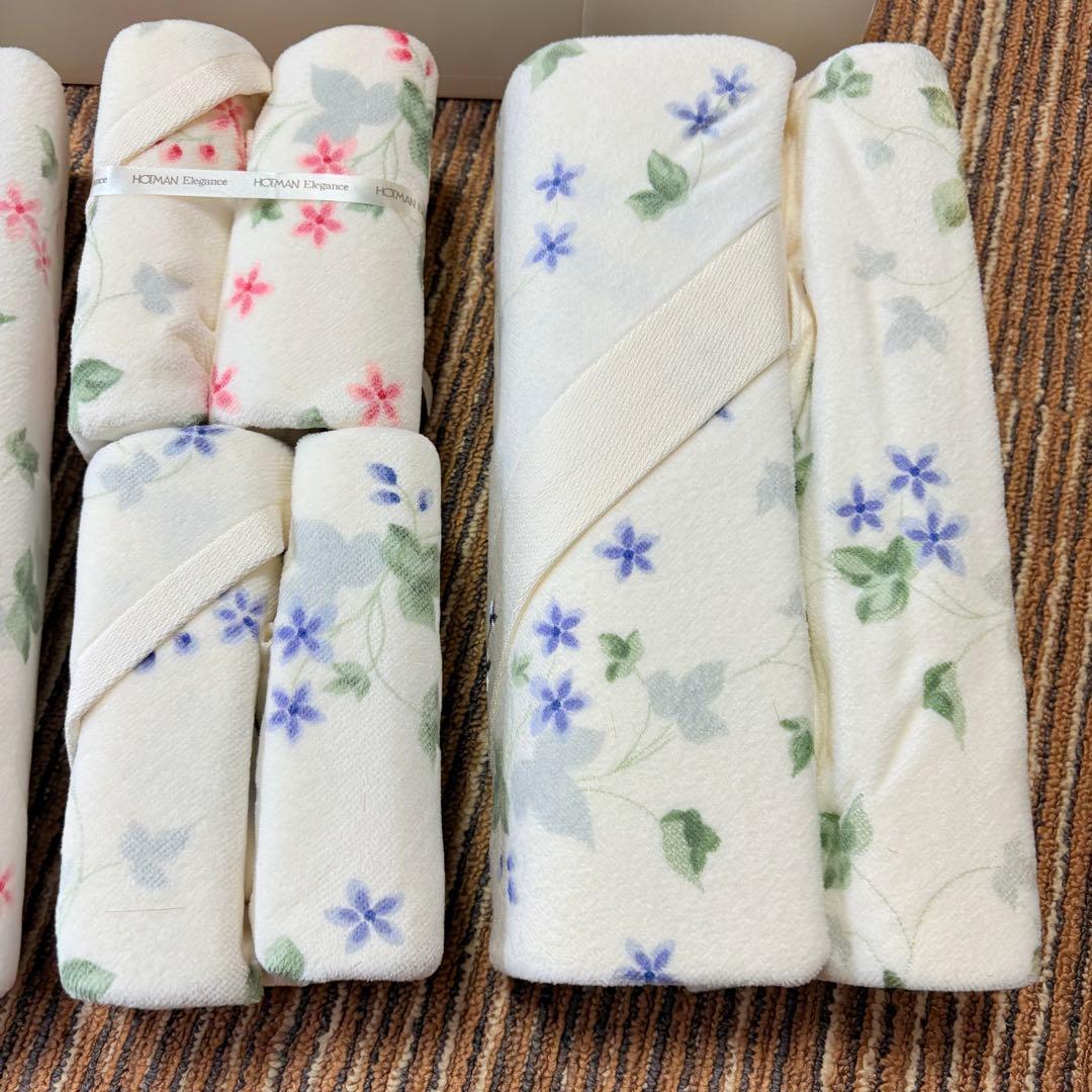 HOTMAN ホットマン　花柄ガーゼタオルセット　ギフト