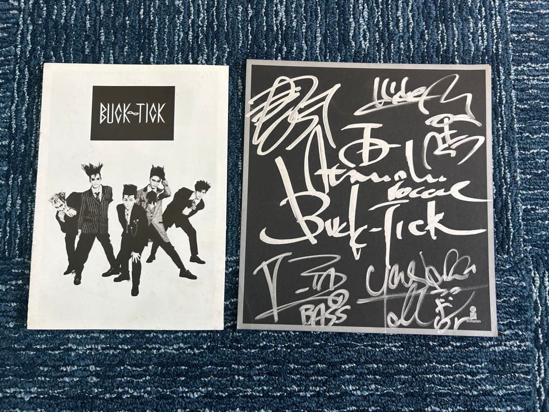 BUCK-TICK バクチク　メンバー全員のサイン　生写真付き！