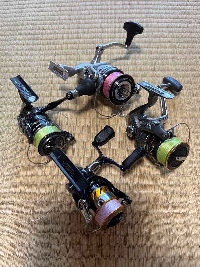 スピニングリール 4個セット EXSENCE CI4+ C3000HGM など