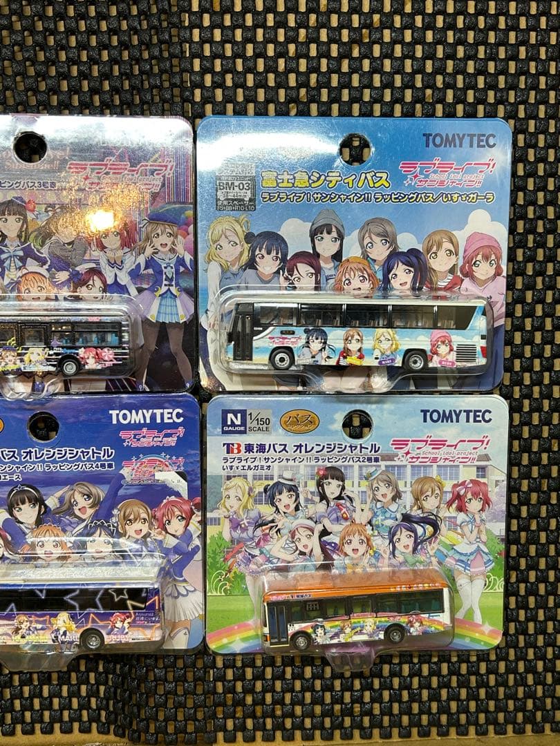 Nゲージ「ラブライブ！サンシャイン ラッピングバス」　6種類　TOMYTEC