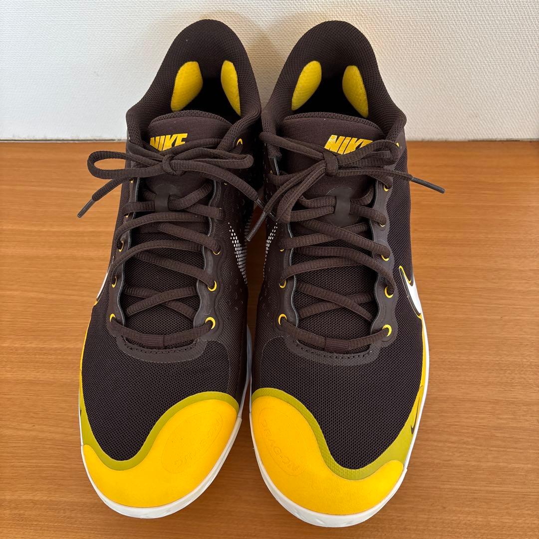 ナイキベースボールメタルスパイク海外モデル　MLBパドレスカラー　US12.0