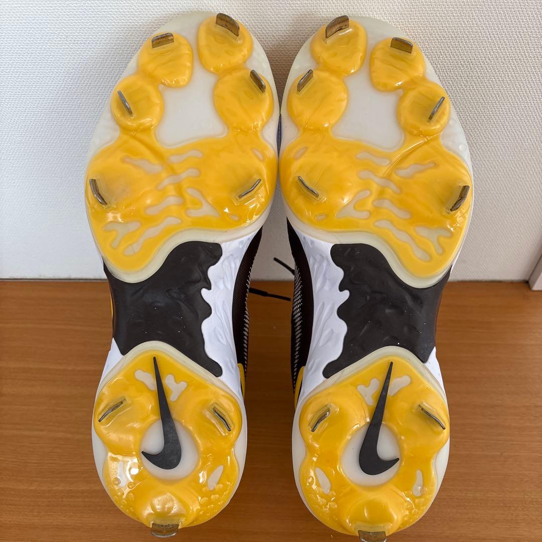 ナイキベースボールメタルスパイク海外モデル　MLBパドレスカラー　US12.0