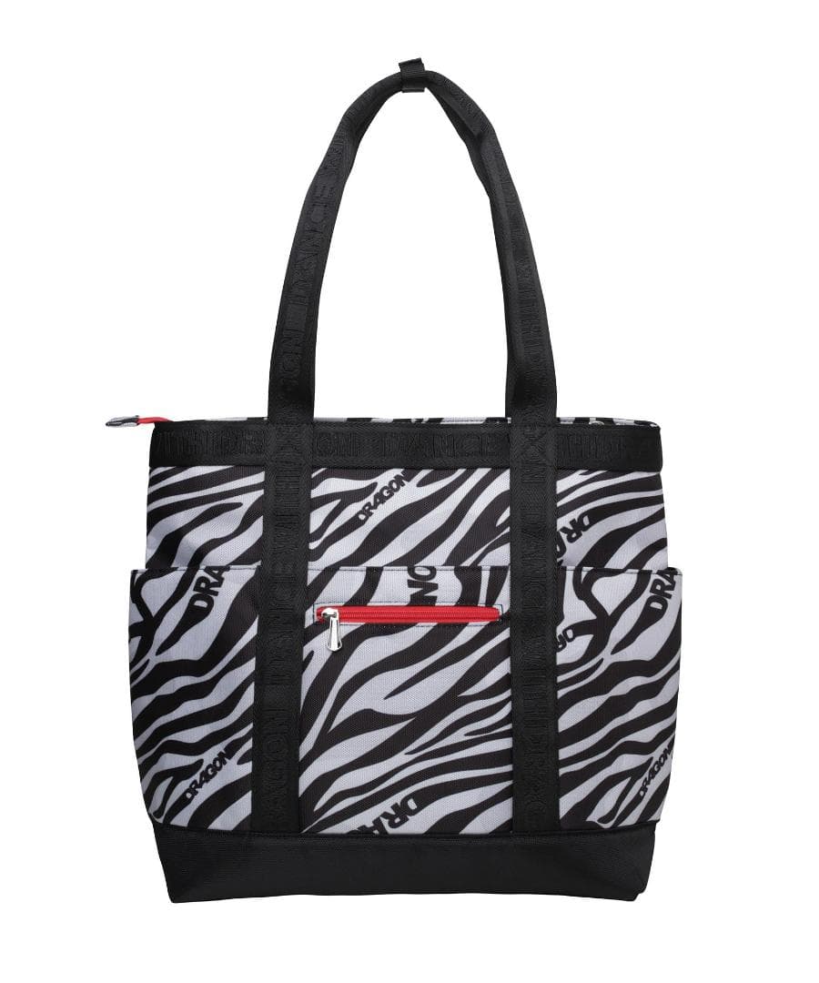 新品☆ダンスウィズドラゴン トートバック☆ゴルフカバン☆ゼブラ