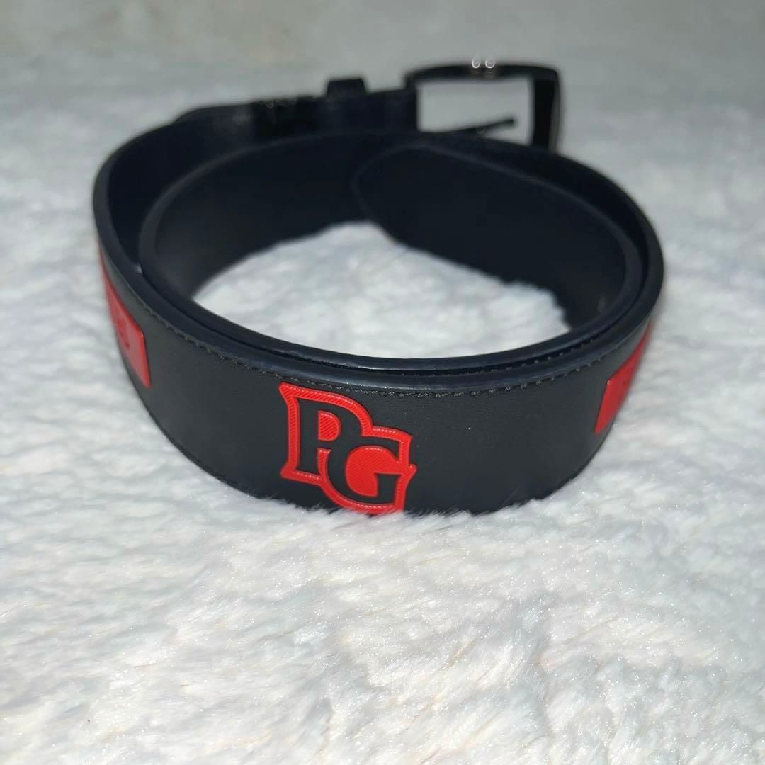 美品✨PEARLY GATES パーリーゲイツ ベルト ロゴ入り　ブラック