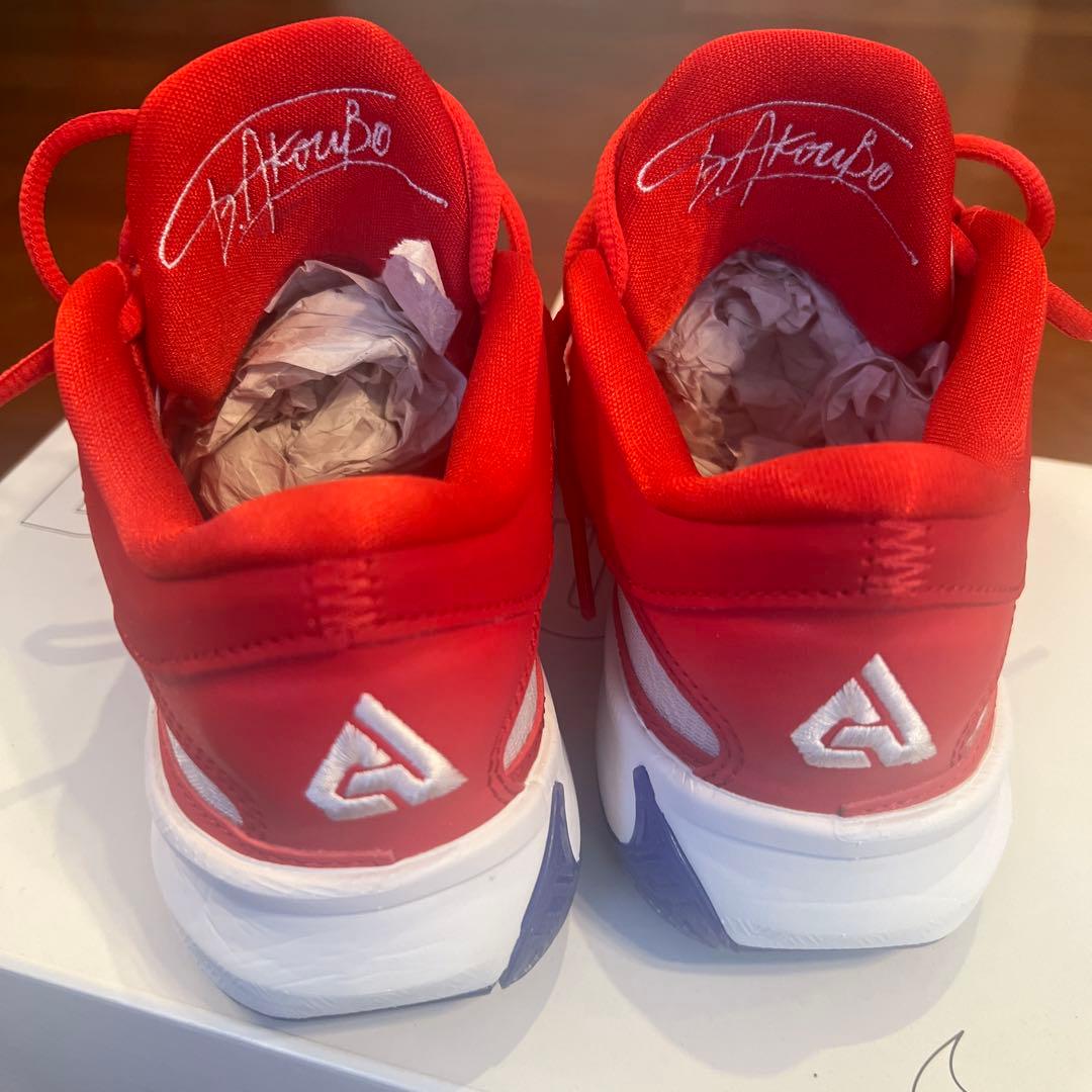 NIKE by you バスケットボールシューズ 22.5㎝レッド/ホワイト