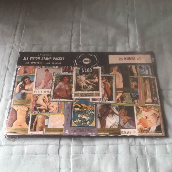 海外切手コレクション　25 Nude #1 25ヌード＃１