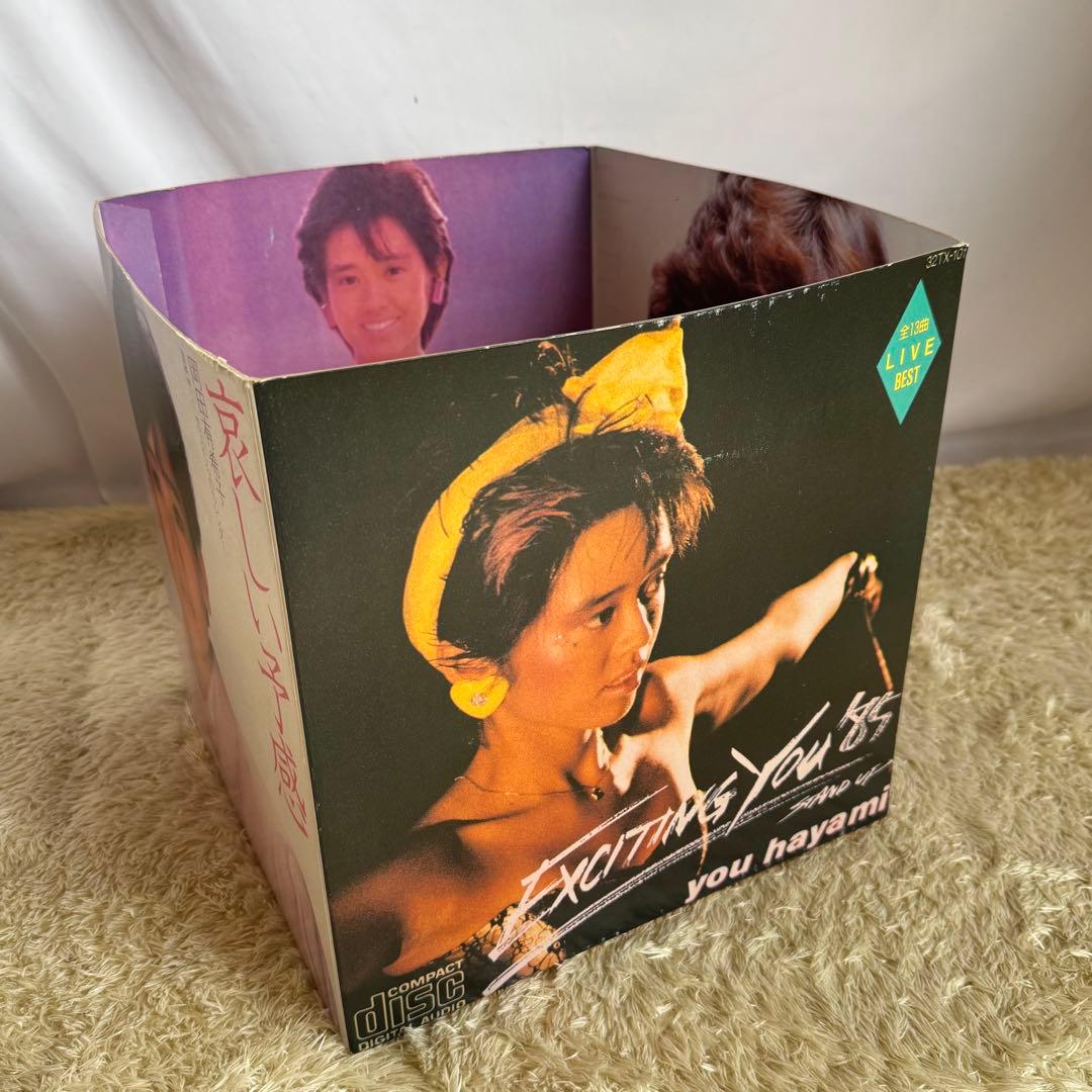 セブンイレブン　厚紙　岡田有希子　早見優　昭和アイドル　レコード　当時物　ポップ