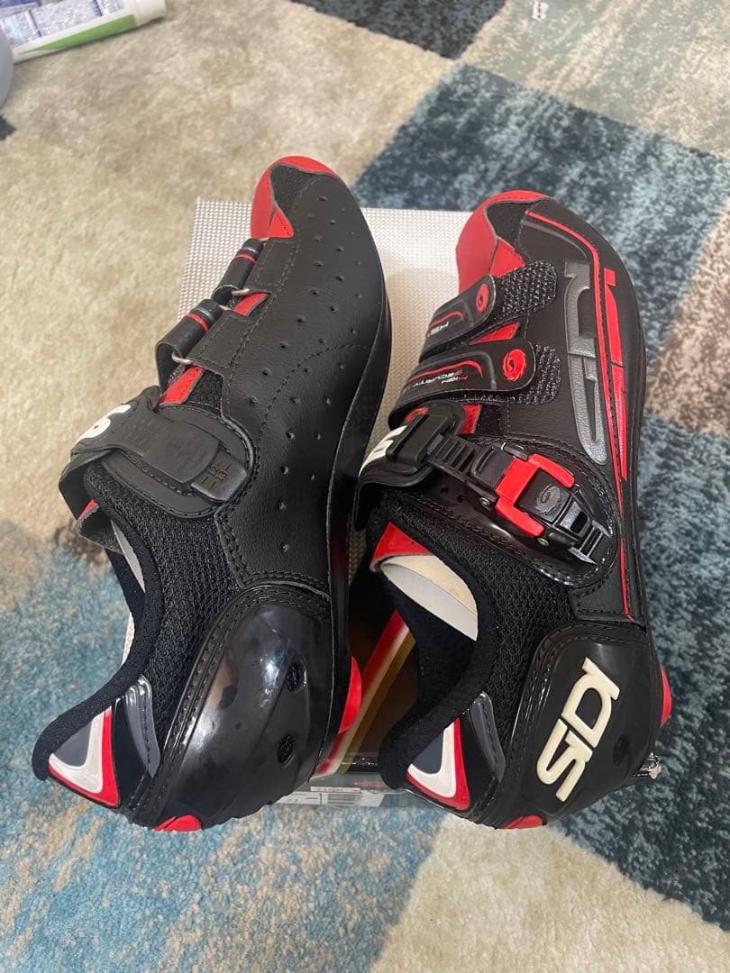 SIDI HBV 自転車シューズ レッド/ブラック　未使用品