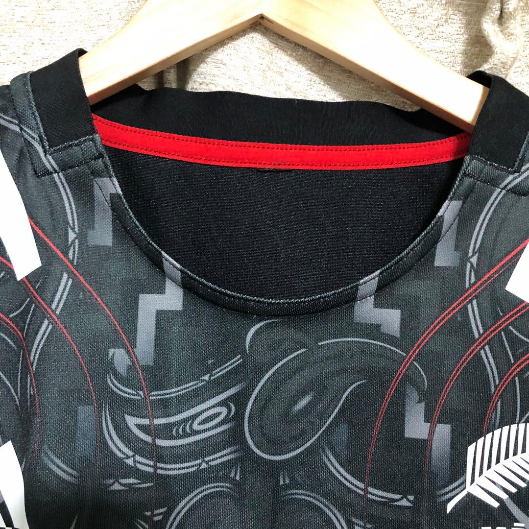 XLサイズ　ラグビー adidasオールブラックス Maori ホームレプリカ