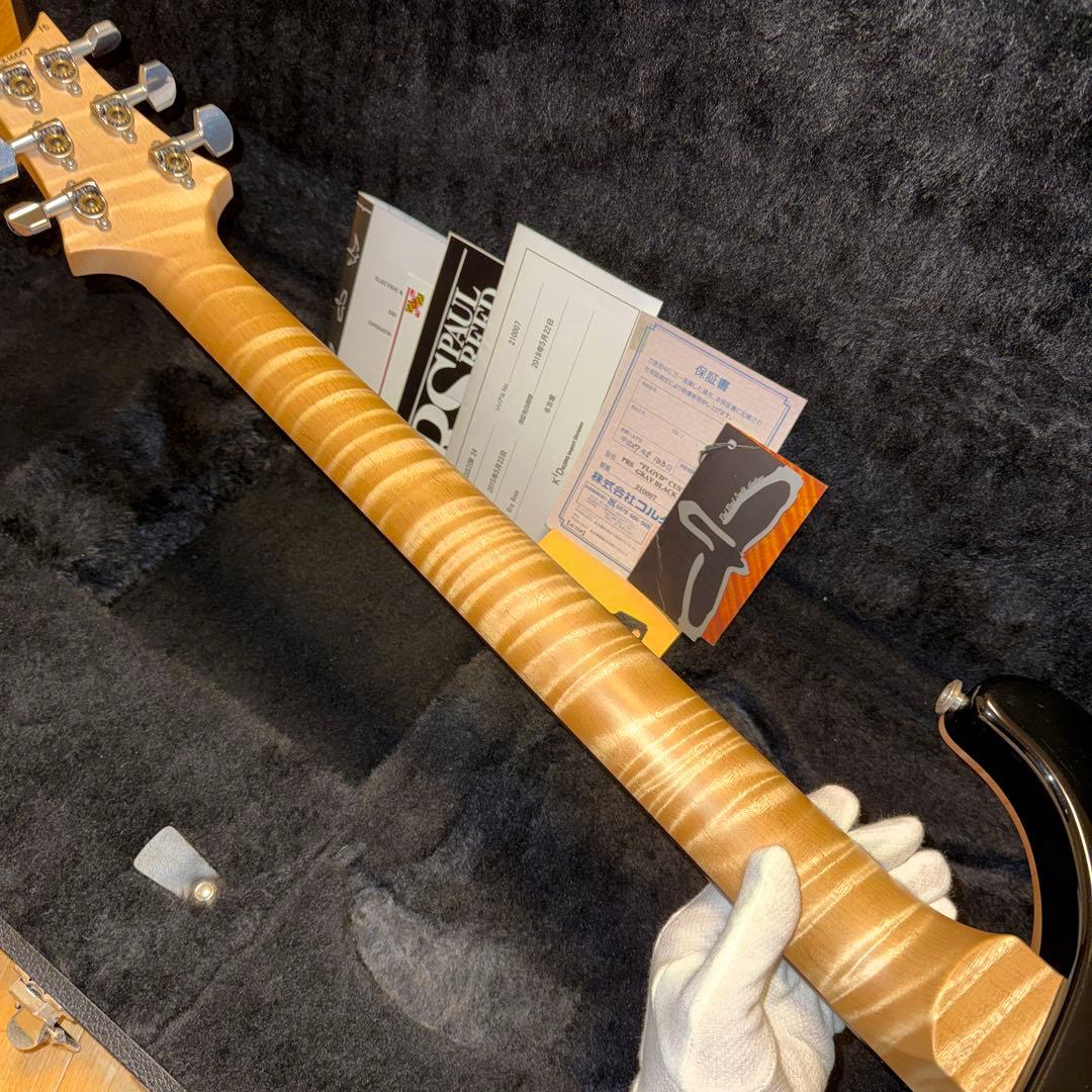 ギター 2014 PRS Custom24 Floyd 10Top Gray Black