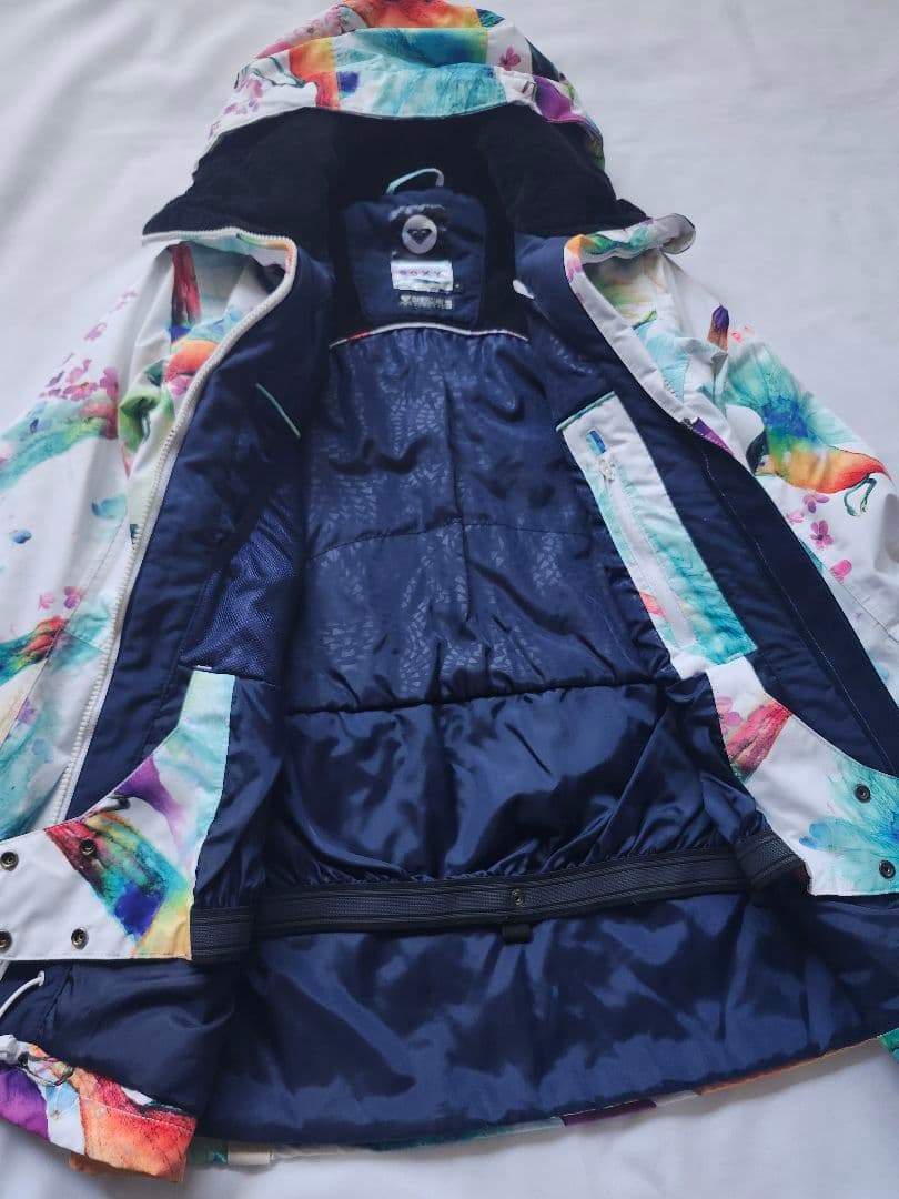 ロキシー　花柄　カラフル　バード　スノボジャケット